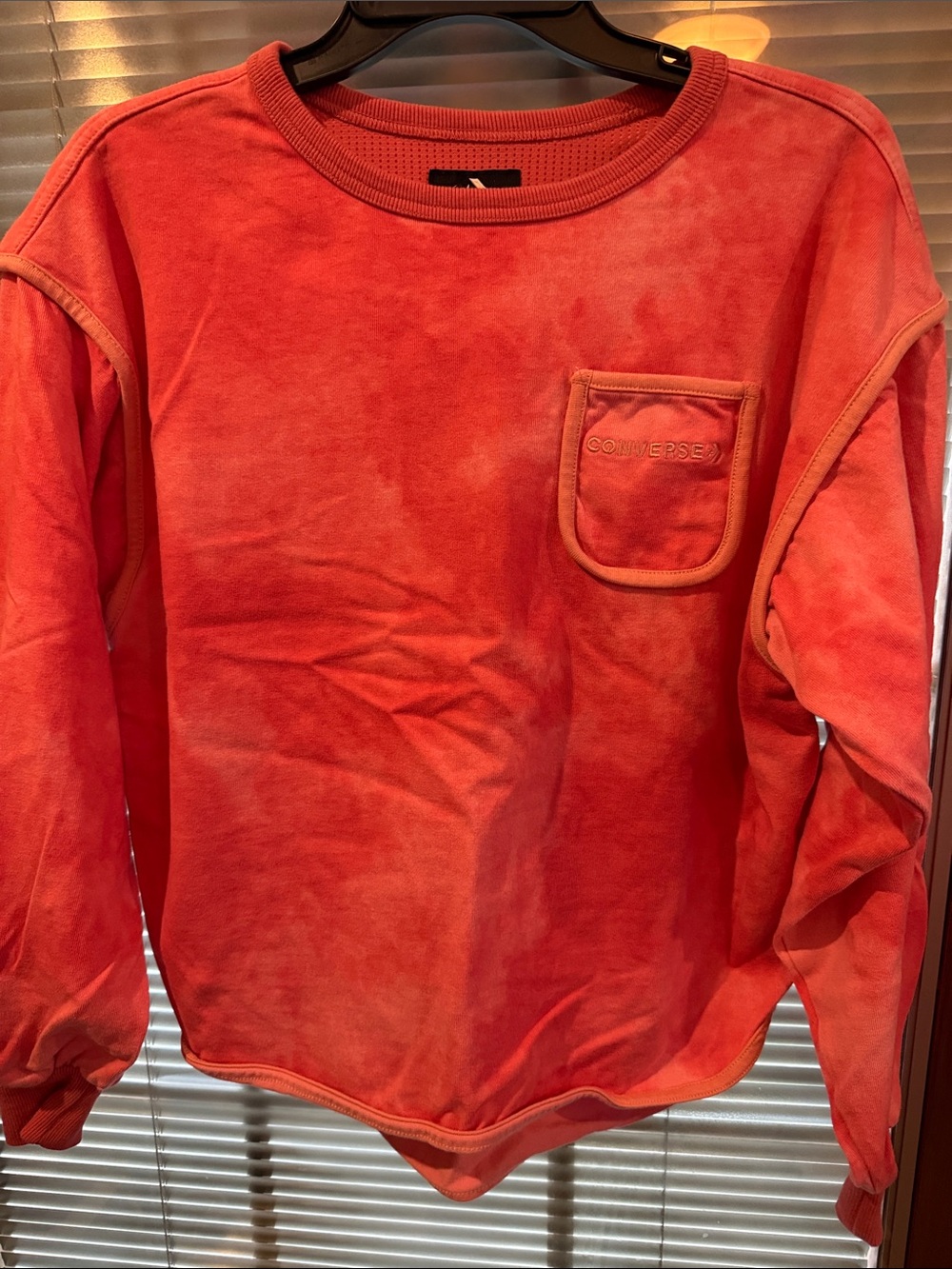 Converse Tie-Dye Pocket Crewneck